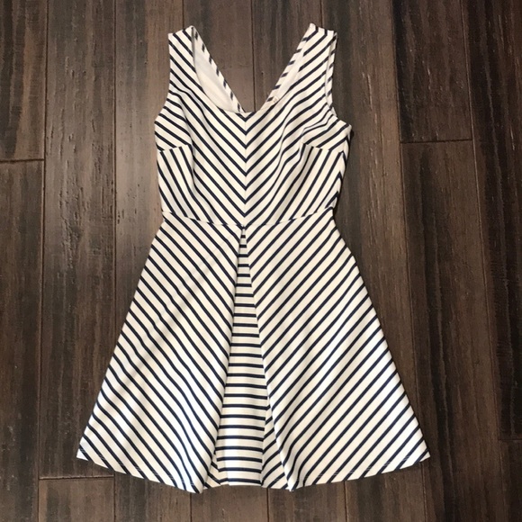 Maison Jules Stripped Dress - Picture 1 of 4